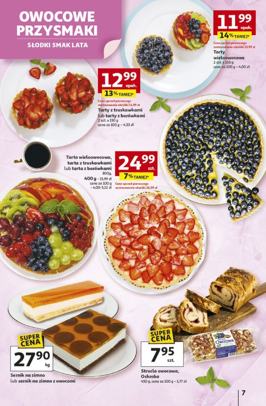 Auchan - gazetka promocyjna Gazetka NA LATO JAK ZNALAZŁ Hipermarket Auchan od czwartku 03.07 do środy 09.07 - strona 7