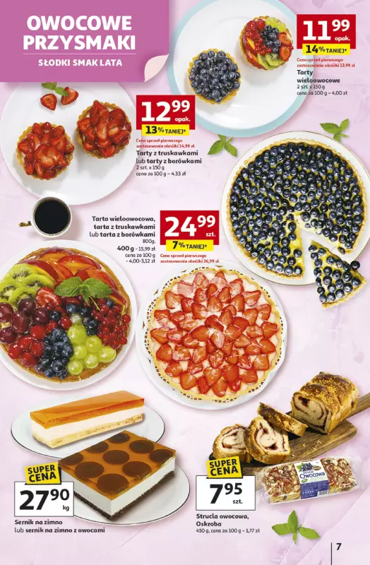 Auchan - gazetka promocyjna Gazetka NA LATO JAK ZNALAZŁ Hipermarket Auchan od czwartku 03.07 do środy 09.07 - strona 7