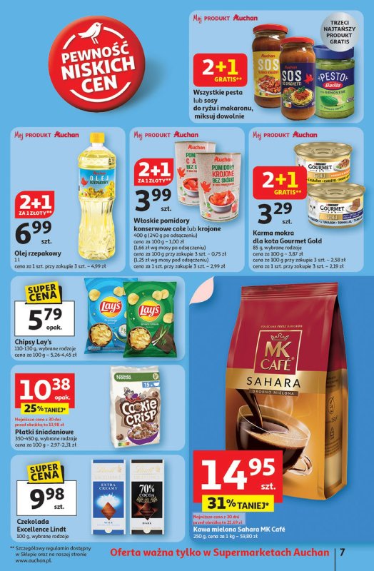Auchan - gazetka promocyjna LATO PEŁNE PRZYJEMNOŚCI Supermarket Auchan od czwartku 10.07 do środy 16.07 - strona 7
