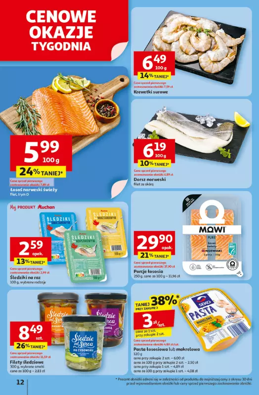 Auchan - gazetka promocyjna LATO PEŁNE PRZYJEMNOŚCI Hipermarket Auchan od wtorku 08.07 do środy 16.07 - strona 12