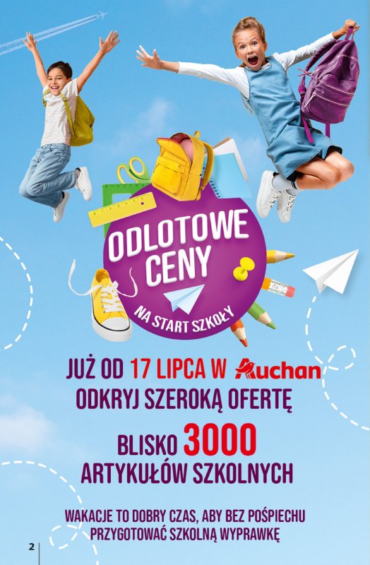 Auchan - gazetka promocyjna LATO PEŁNE PRZYJEMNOŚCI Hipermarket Auchan  do środy 16.07 - strona 2