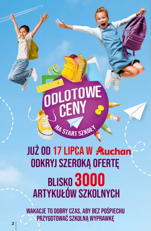 Auchan - gazetka promocyjna LATO PEŁNE PRZYJEMNOŚCI Hipermarket Auchan   - strona 2