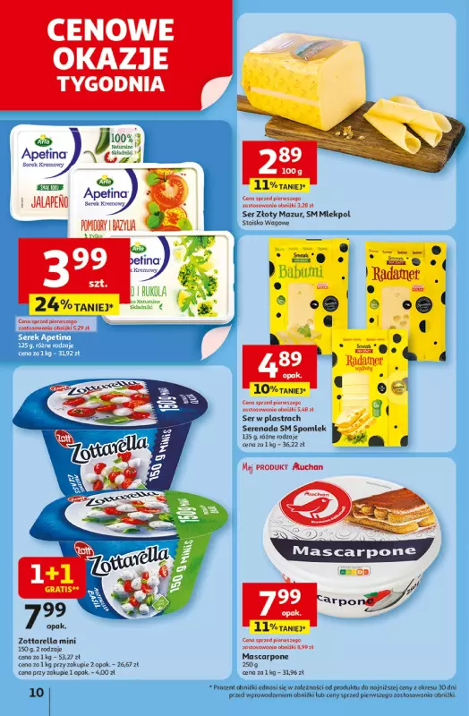 Auchan - gazetka promocyjna LATO PEŁNE PRZYJEMNOŚCI Hipermarket Auchan od wtorku 08.07 do środy 16.07 - strona 10