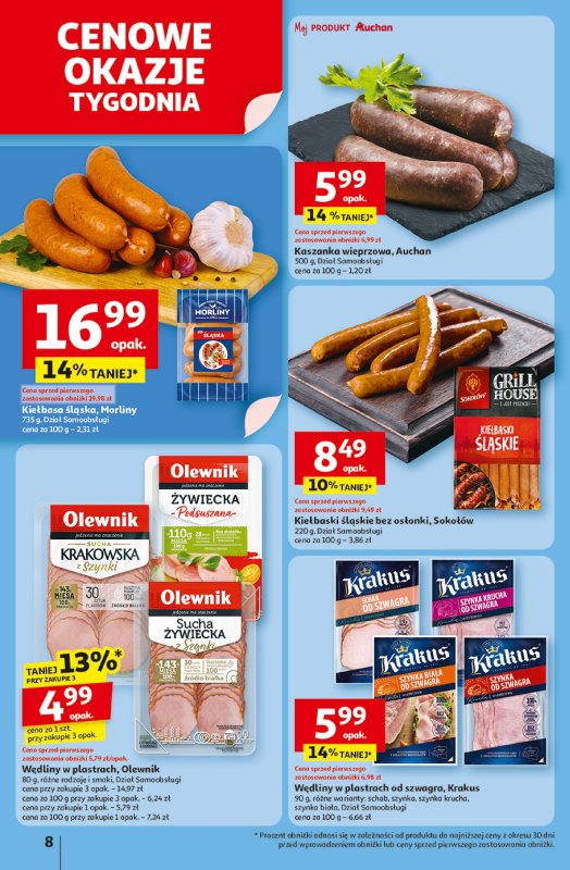 Auchan - gazetka promocyjna LATO PEŁNE PRZYJEMNOŚCI Hipermarket Auchan od wtorku 08.07 do środy 16.07 - strona 8