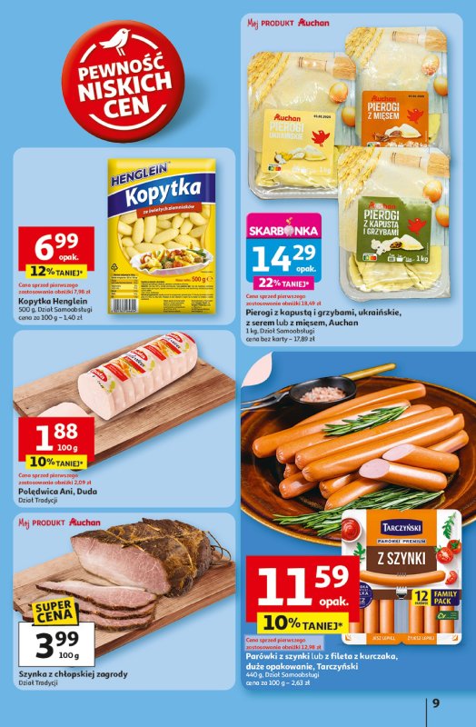 Auchan - gazetka promocyjna LATO PEŁNE PRZYJEMNOŚCI Hipermarket Auchan od wtorku 08.07 do środy 16.07 - strona 9