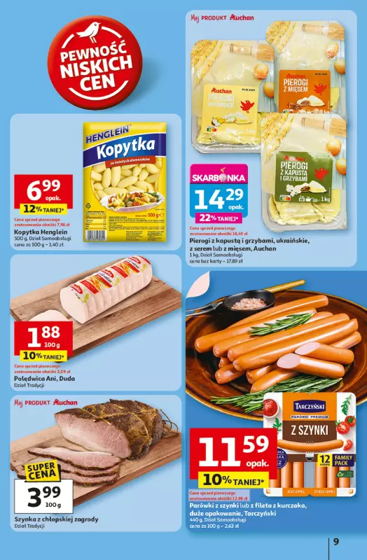 Auchan - gazetka promocyjna LATO PEŁNE PRZYJEMNOŚCI Hipermarket Auchan od wtorku 08.07 do środy 16.07 - strona 9