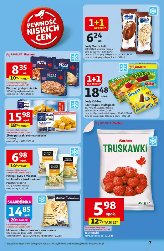 Auchan - gazetka promocyjna LATO PEŁNE PRZYJEMNOŚCI Hipermarket Auchan od wtorku 08.07 do środy 16.07 - strona 7
