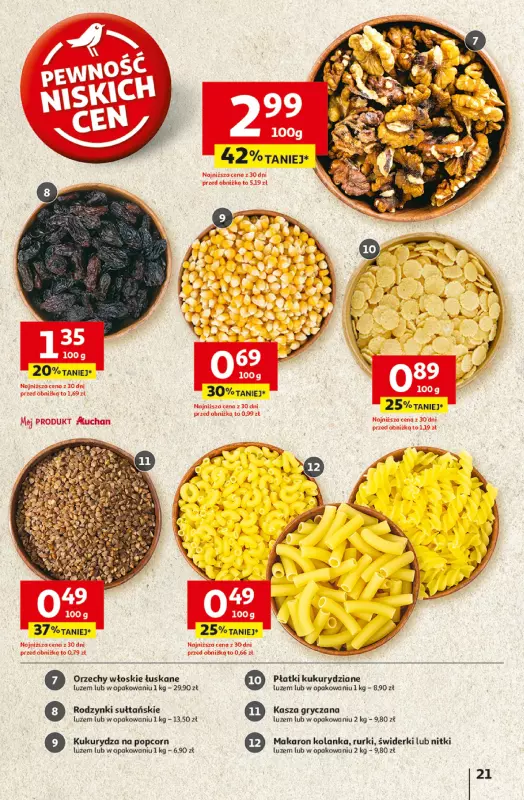 Auchan - gazetka promocyjna LATO PEŁNE PRZYJEMNOŚCI Hipermarket Auchan od wtorku 08.07 do środy 16.07 - strona 21