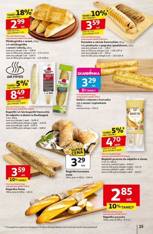 Auchan - gazetka promocyjna LATO PEŁNE PRZYJEMNOŚCI Hipermarket Auchan od wtorku 08.07 do środy 16.07 - strona 15