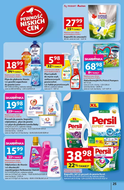 Auchan - gazetka promocyjna LATO PEŁNE PRZYJEMNOŚCI Hipermarket Auchan od wtorku 08.07 do środy 16.07 - strona 25