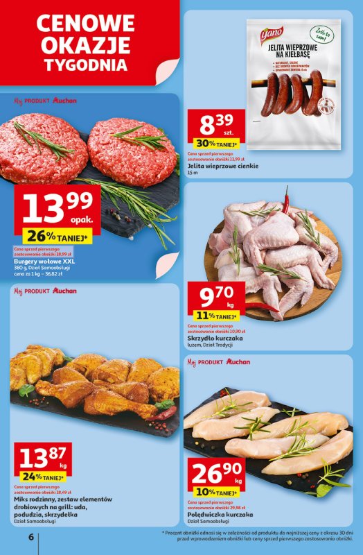 Auchan - gazetka promocyjna LATO PEŁNE PRZYJEMNOŚCI Hipermarket Auchan od wtorku 08.07 do środy 16.07 - strona 6
