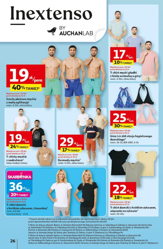 Auchan - gazetka promocyjna LATO PEŁNE PRZYJEMNOŚCI Hipermarket Auchan  do środy 16.07 - strona 26