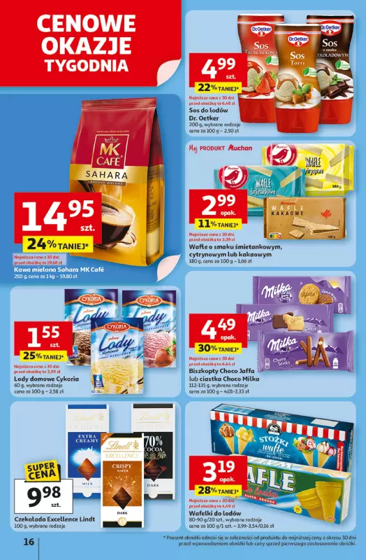 Auchan - gazetka promocyjna LATO PEŁNE PRZYJEMNOŚCI Hipermarket Auchan od wtorku 08.07 do środy 16.07 - strona 16