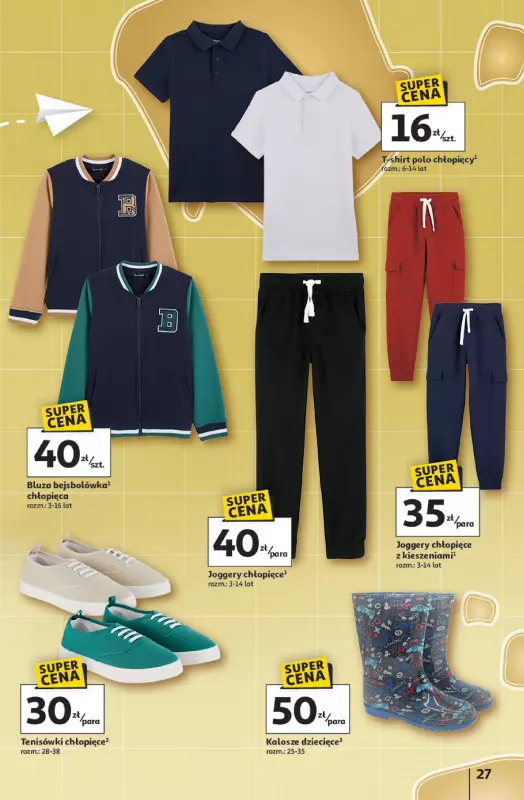 Auchan - gazetka promocyjna Gazetka Odlotowe ceny na start szkoły Hipermarket Auchan od czwartku 17.07 do środy 30.07 - strona 27