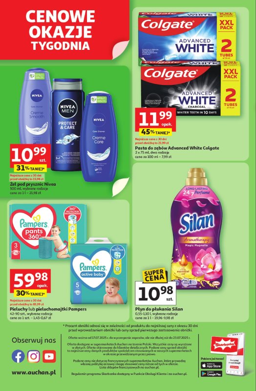 Auchan - gazetka promocyjna Gazetka Pewność niskich cen Supermarket Auchan od czwartku 17.07 do środy 23.07 - strona 8