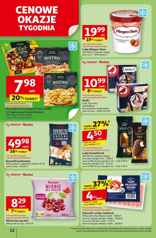 Auchan - gazetka promocyjna Gazetka Pewność niskich cen Hipermarket Auchan  do środy 23.07 - strona 12