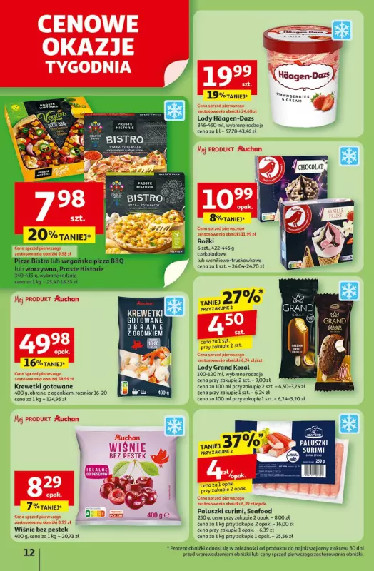 Auchan - gazetka promocyjna Gazetka Pewność niskich cen Hipermarket Auchan od czwartku 17.07 do środy 23.07 - strona 12