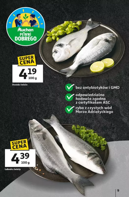 Auchan - gazetka promocyjna Gazetka Pewność niskich cen Hipermarket Auchan  do środy 23.07 - strona 9