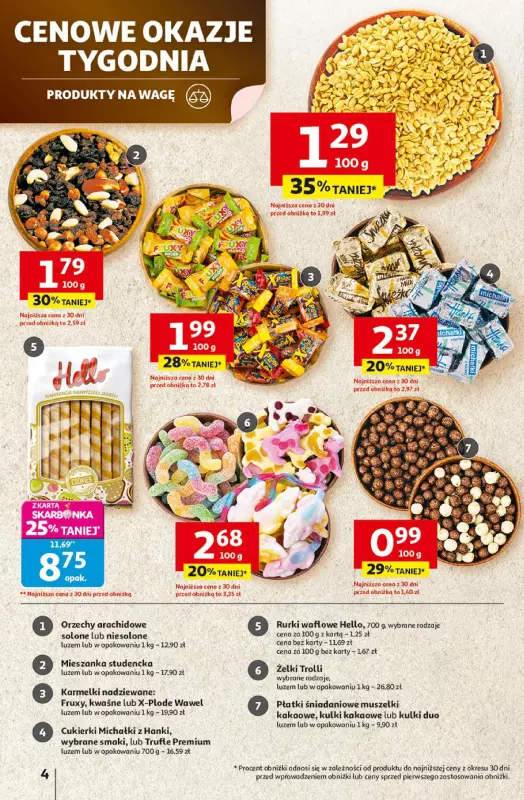 Auchan - gazetka promocyjna Gazetka Pewność niskich cen Hipermarket Auchan od czwartku 17.07 do środy 23.07 - strona 4