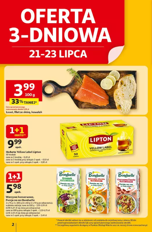 Auchan - gazetka promocyjna Gazetka Pewność niskich cen Hipermarket Auchan   - strona 2