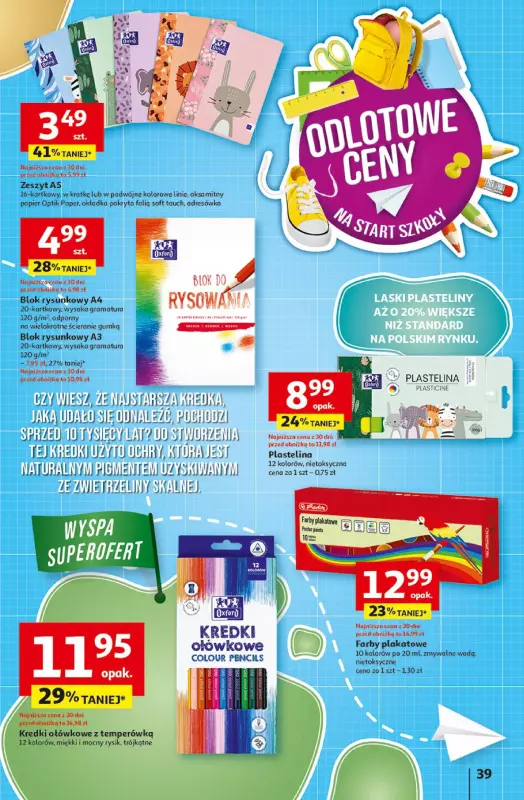 Auchan - gazetka promocyjna Gazetka Pewność niskich cen Hipermarket Auchan  do środy 23.07 - strona 39