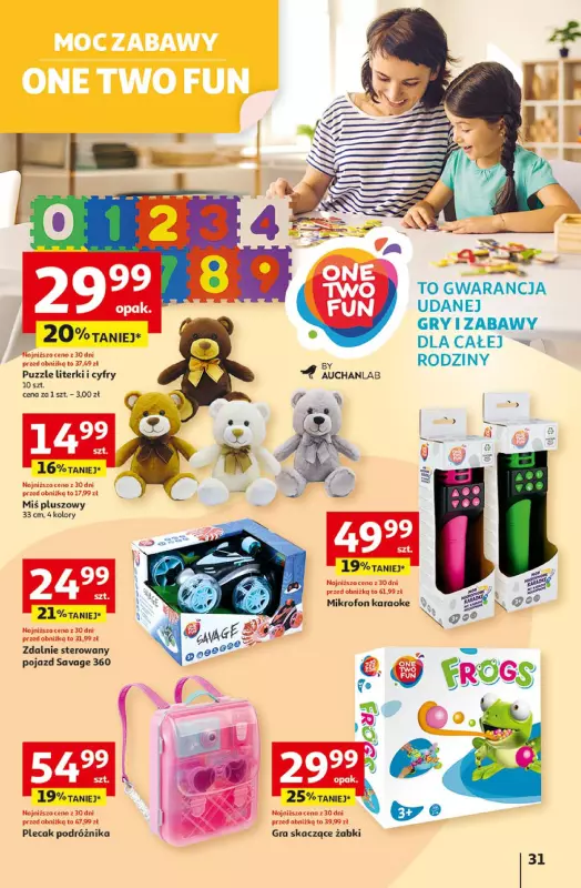 Auchan - gazetka promocyjna Gazetka Pewność niskich cen Hipermarket Auchan  do środy 23.07 - strona 31