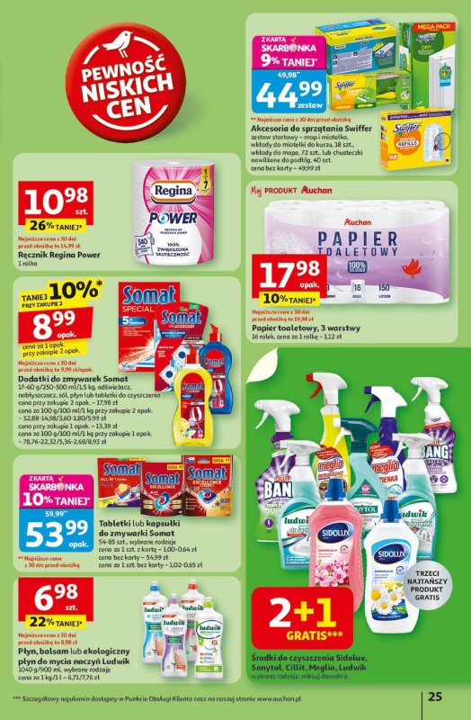 Auchan - gazetka promocyjna Gazetka Pewność niskich cen Hipermarket Auchan od czwartku 17.07 do środy 23.07 - strona 25