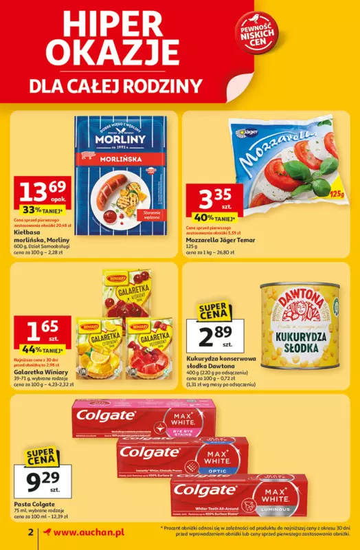 Auchan - gazetka promocyjna Pewność niskich cen Supermarket   - strona 2