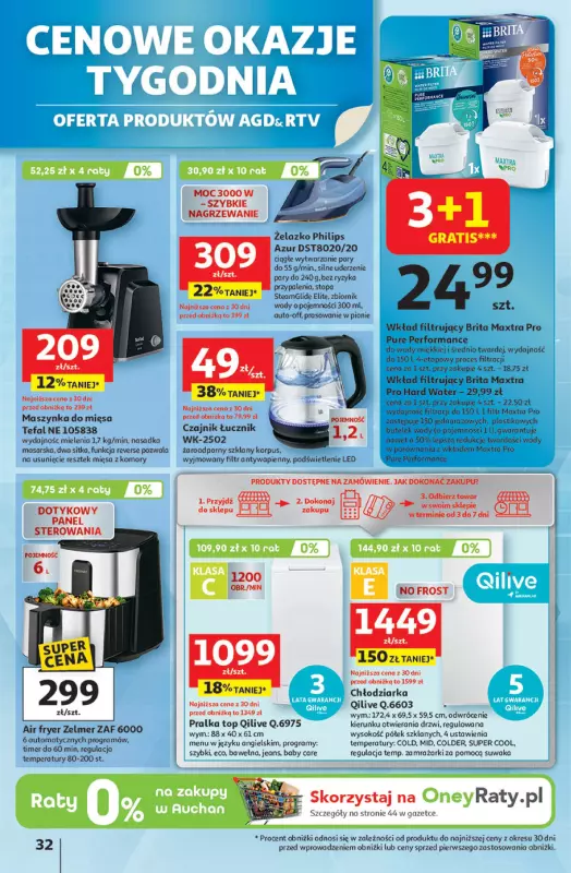Auchan - gazetka promocyjna Pewność niskich cen Hipermarket od czwartku 24.07 do środy 30.07 - strona 32
