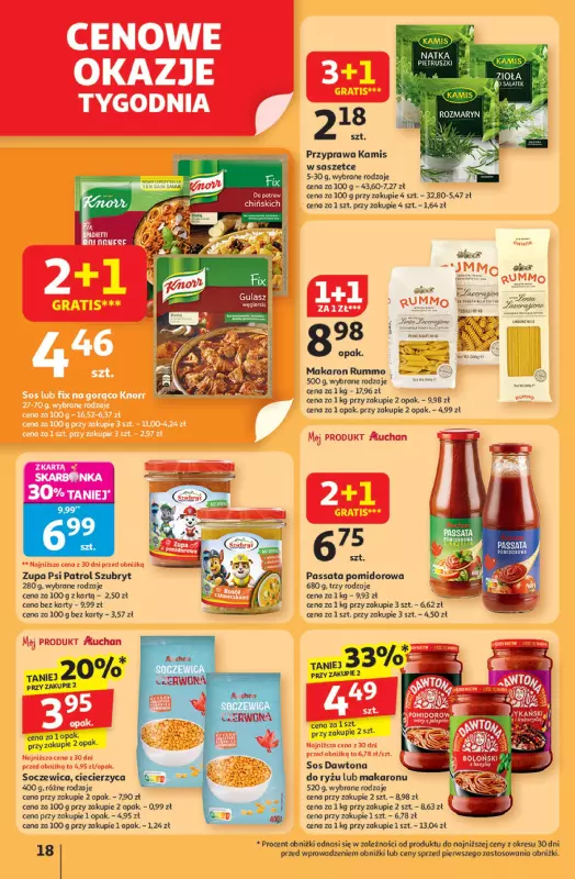 Auchan - gazetka promocyjna Pewność niskich cen Hipermarket  do środy 30.07 - strona 18
