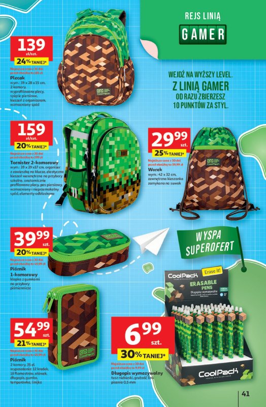 Auchan - gazetka promocyjna Pewność niskich cen Hipermarket  do środy 30.07 - strona 41