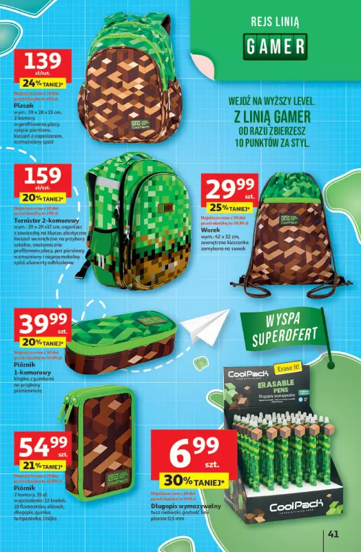 Auchan - gazetka promocyjna Pewność niskich cen Hipermarket  do środy 30.07 - strona 41