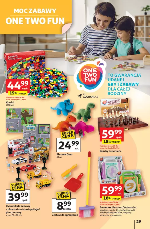 Auchan - gazetka promocyjna Pewność niskich cen Hipermarket  do środy 30.07 - strona 29