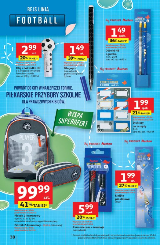 Auchan - gazetka promocyjna Pewność niskich cen Hipermarket  do środy 30.07 - strona 38