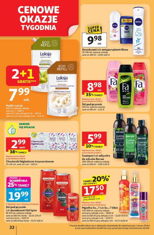 Auchan - gazetka promocyjna Pewność niskich cen Hipermarket od czwartku 24.07 do środy 30.07 - strona 22