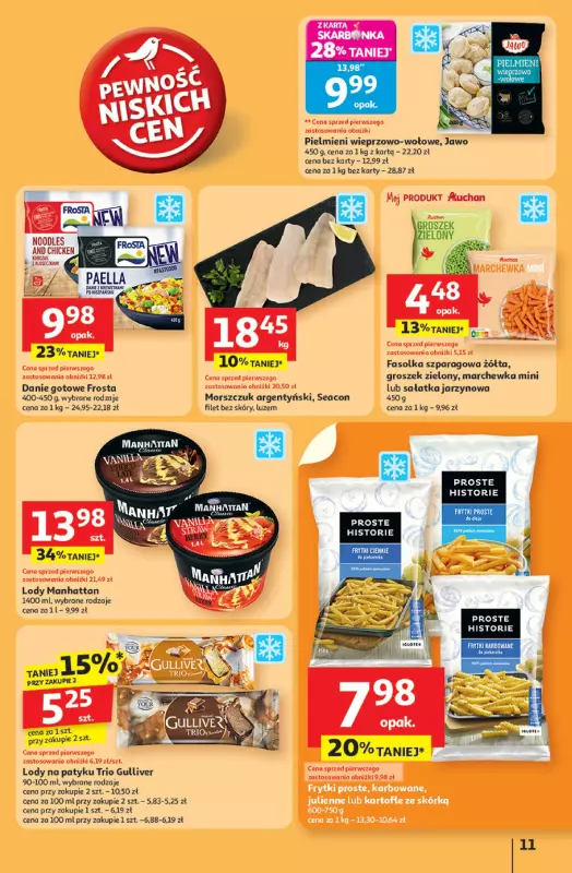 Auchan - gazetka promocyjna Pewność niskich cen Hipermarket od czwartku 24.07 do środy 30.07 - strona 11