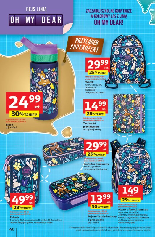 Auchan - gazetka promocyjna Pewność niskich cen Hipermarket  do środy 30.07 - strona 40