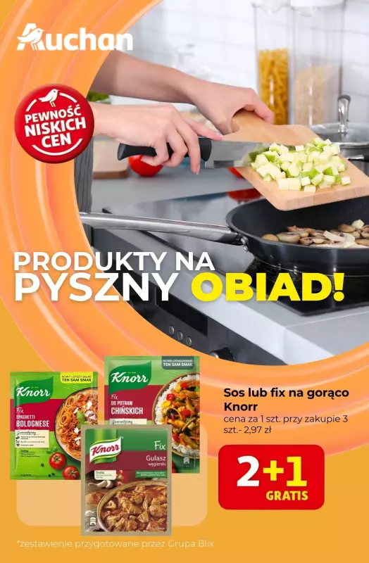 Auchan - gazetka promocyjna Produkty na pyszny obiad w super cenach! od czwartku 24.07 do środy 30.07