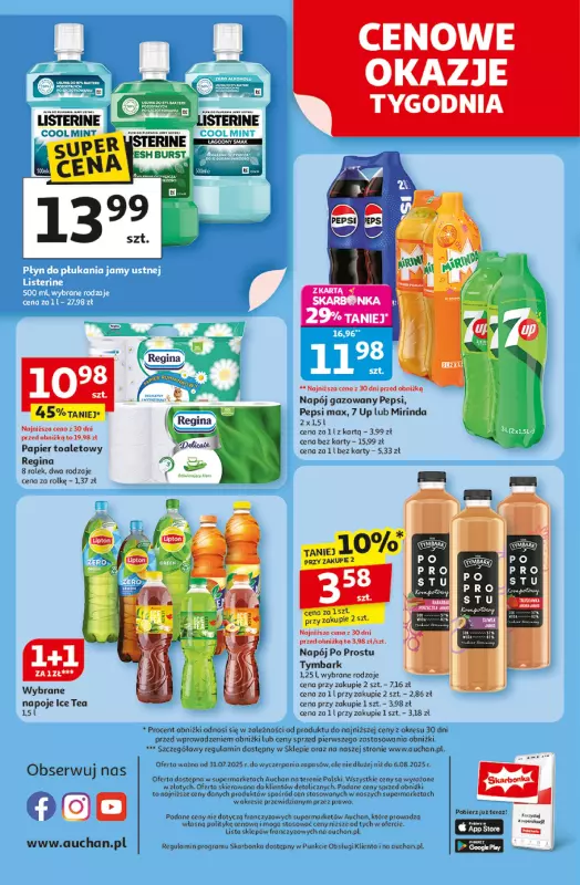 Auchan - gazetka promocyjna Pewność niskich cen Supermarket  do środy 06.08 - strona 8
