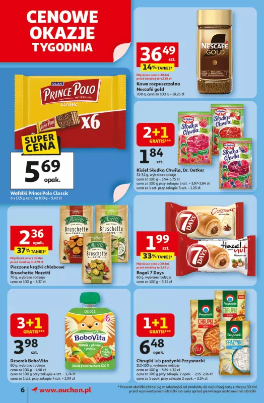 Auchan - gazetka promocyjna Pewność niskich cen Supermarket od czwartku 31.07 do środy 06.08 - strona 6