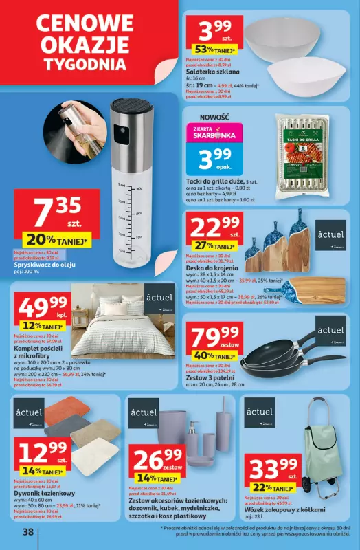 Auchan - gazetka promocyjna Pewność niskich cen Hipermarket od czwartku 31.07 do środy 06.08 - strona 38