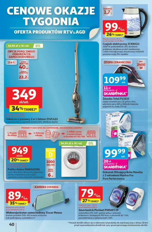 Auchan - gazetka promocyjna Pewność niskich cen Hipermarket od czwartku 31.07 do środy 06.08 - strona 40