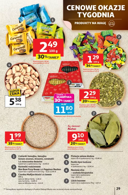 Auchan - gazetka promocyjna Pewność niskich cen Hipermarket  do środy 06.08 - strona 29