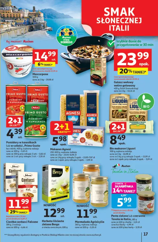 Auchan - gazetka promocyjna Pewność niskich cen Hipermarket  do środy 06.08 - strona 17