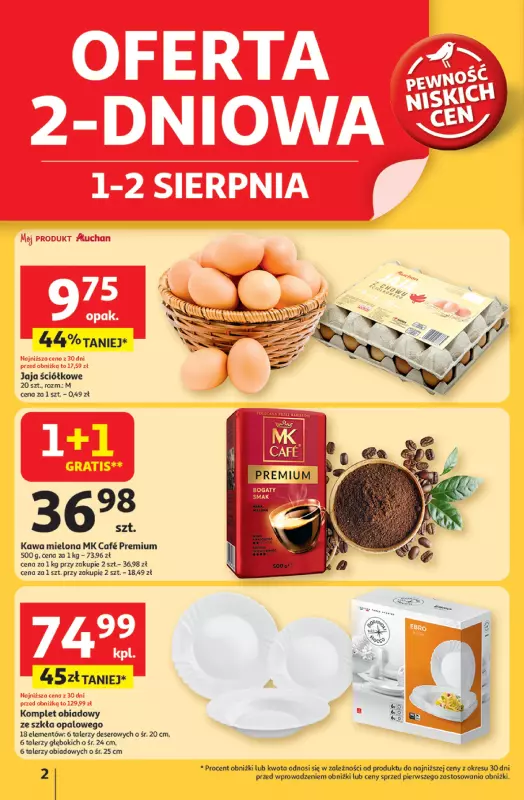 Auchan - gazetka promocyjna Pewność niskich cen Hipermarket   - strona 2