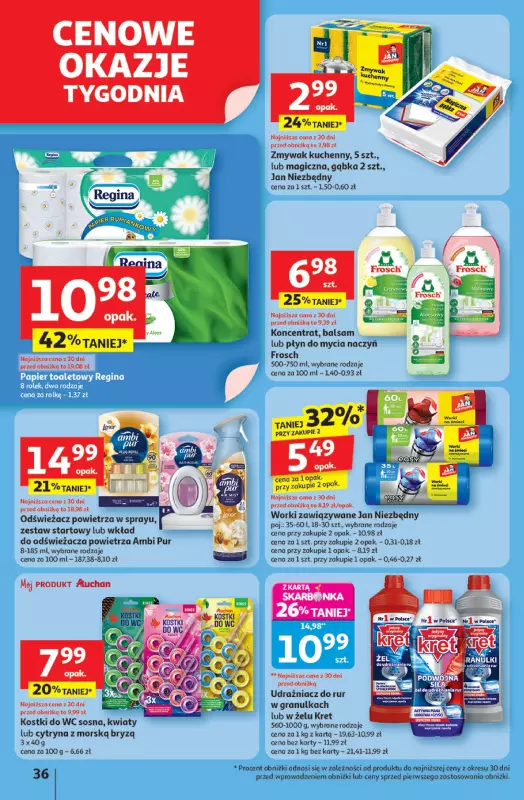 Auchan - gazetka promocyjna Pewność niskich cen Hipermarket  do środy 06.08 - strona 36