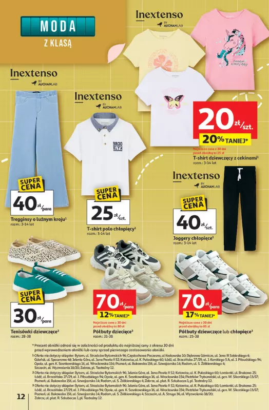 Auchan - gazetka promocyjna Pewność niskich cen Hipermarket  do środy 06.08 - strona 12