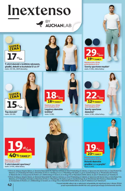 Auchan - gazetka promocyjna Pewność niskich cen Hipermarket  do środy 06.08 - strona 42