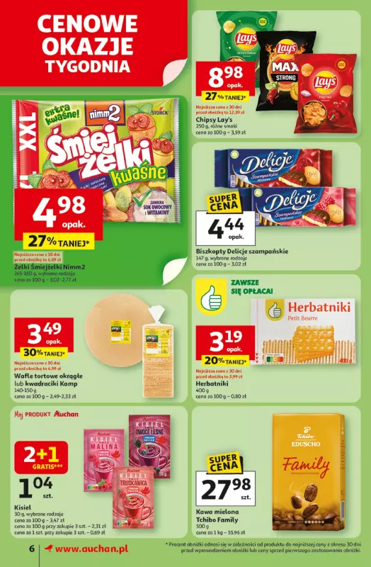 Auchan - gazetka promocyjna Pewność niskich cen Supermarket  do środy 13.08 - strona 6