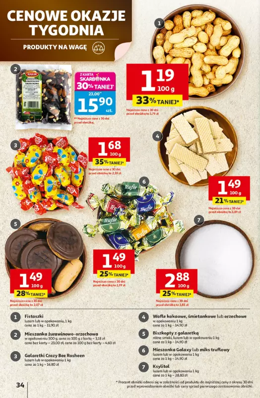 Auchan - gazetka promocyjna Pewność niskich cen Hipermarket od czwartku 07.08 do środy 13.08 - strona 34